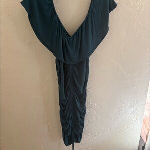 Fashion Nova Teal Backless Dress